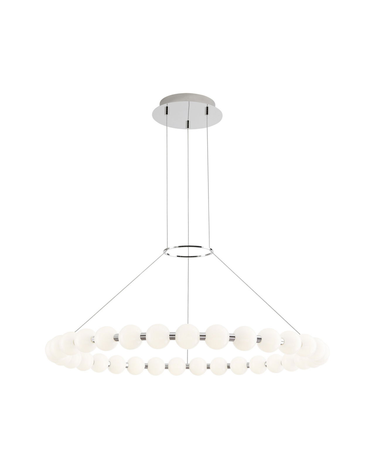Orbet 36 Chandelier Nickel