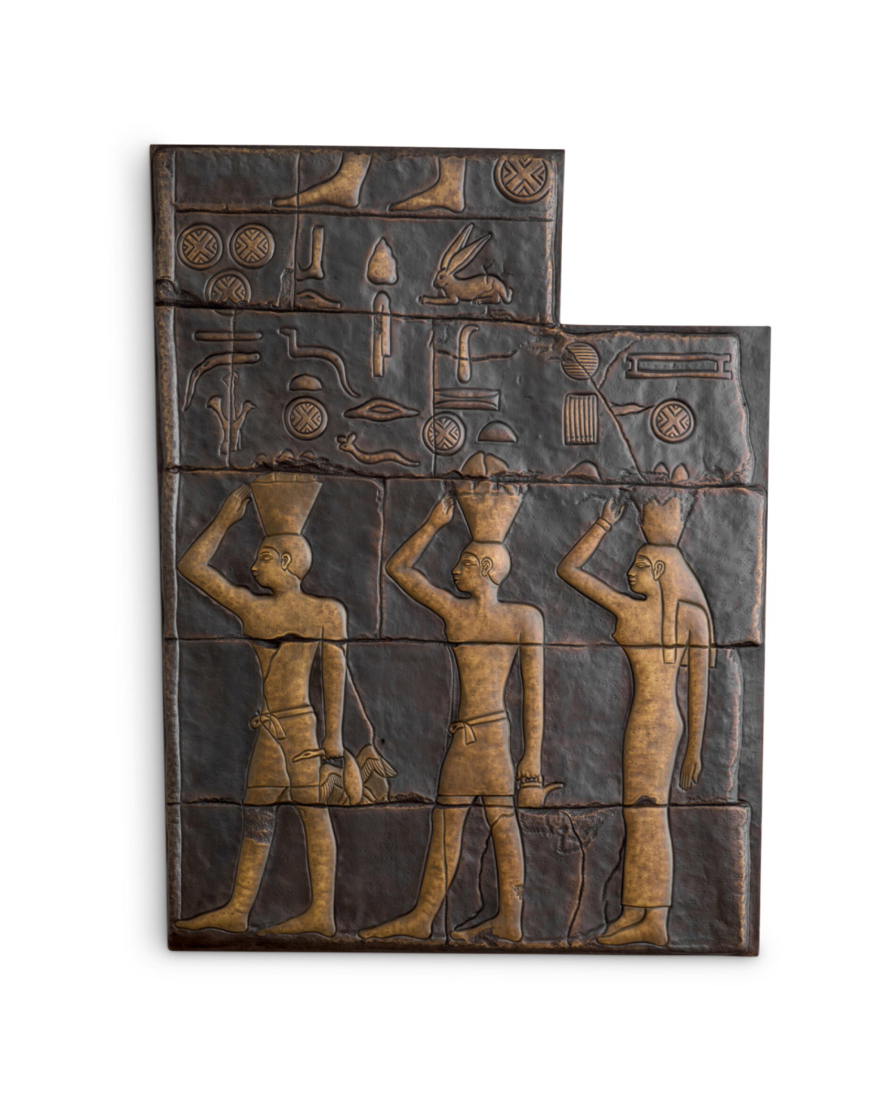Akhtihotep veggdekorasjon bronze