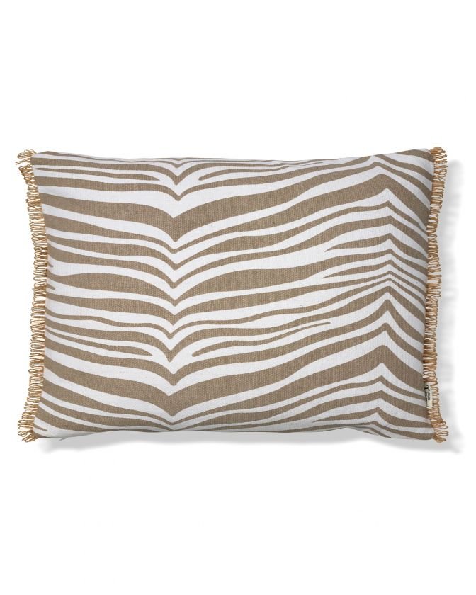 Zebra-tyyny, beige/ruskea