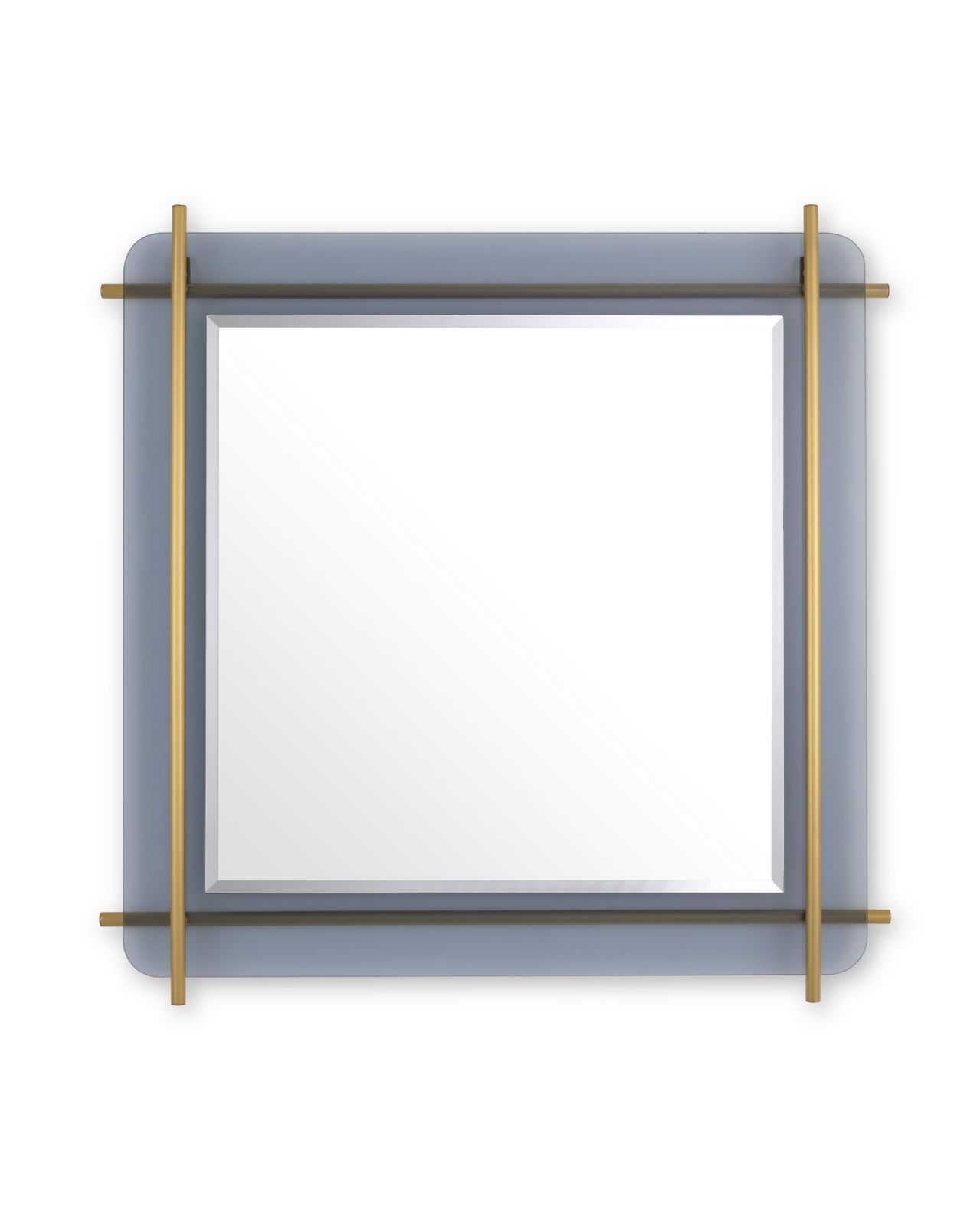 Quinn mirror brass