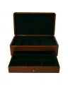 World Map Jewellery Box Brown L