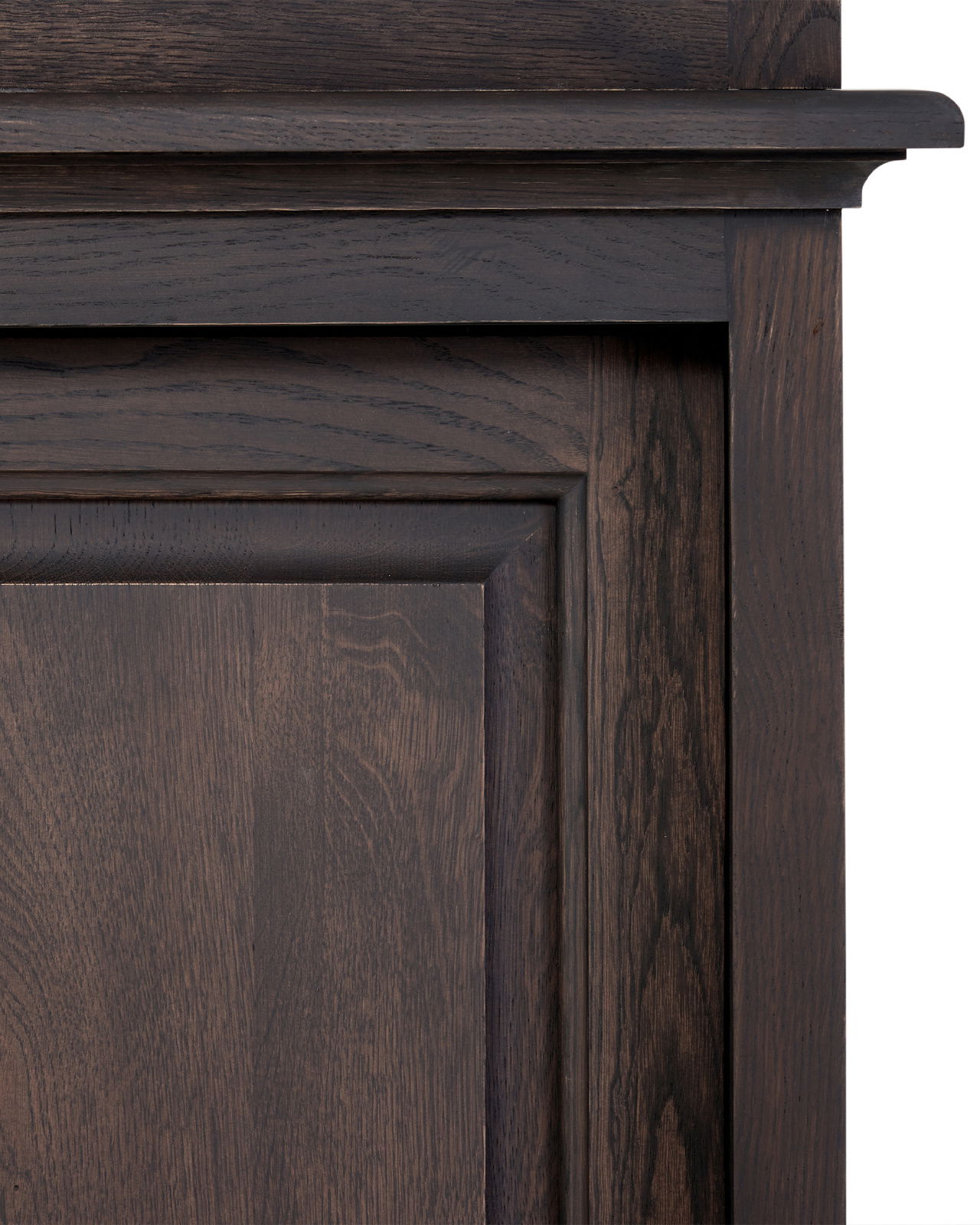 Assonet vitrinskåp mountain wenge