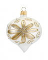 Lux Wintery Bauble White