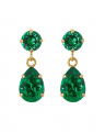 Mini Drop korvakorut majestic green