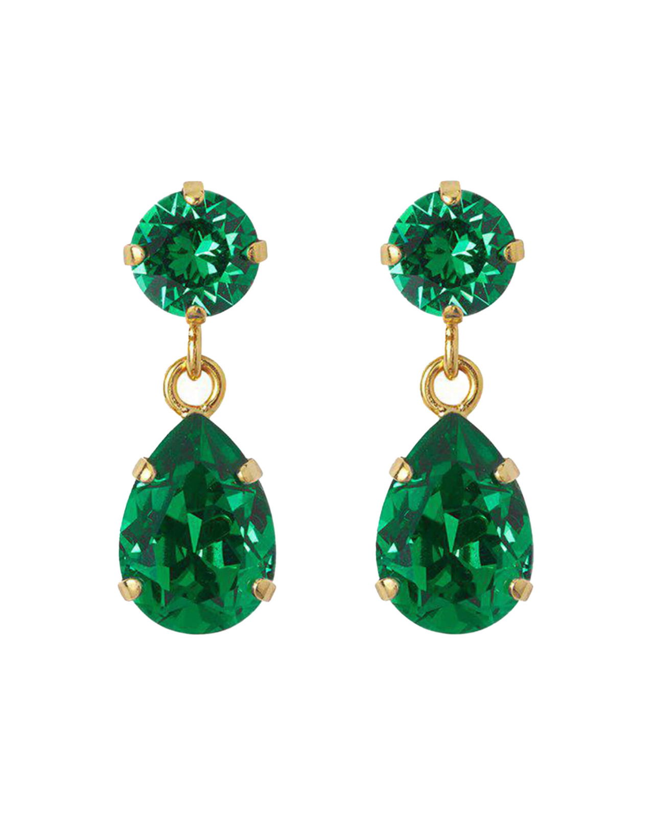 Mini Drop korvakorut majestic green