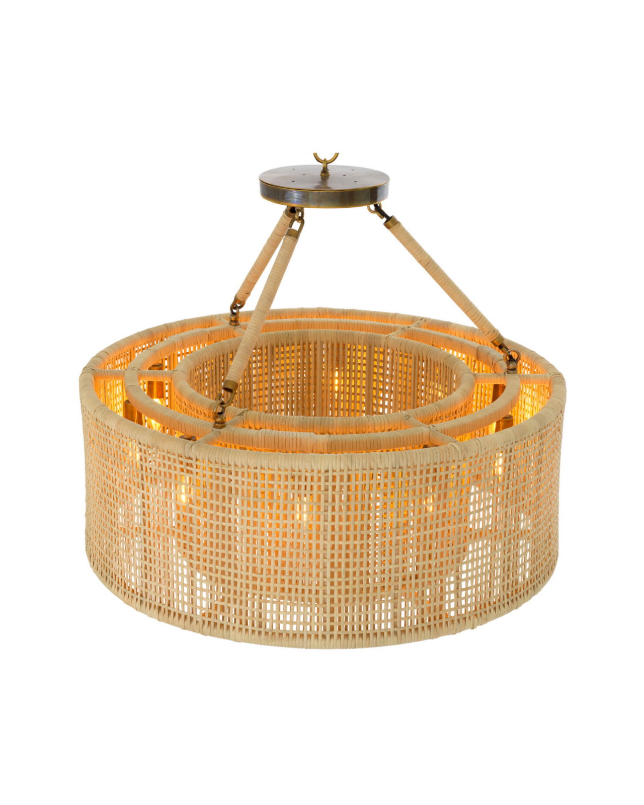 Bernardi Ceiling Lamp Natural Rattan