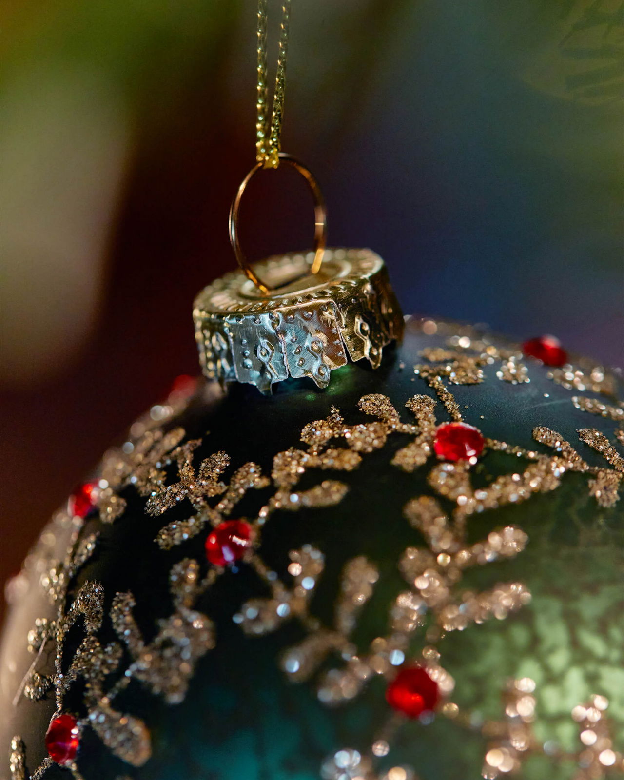 Dorothea julkula grön/guld 8cm