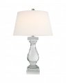 Balustrade Table Lamp Crystal/Linen
