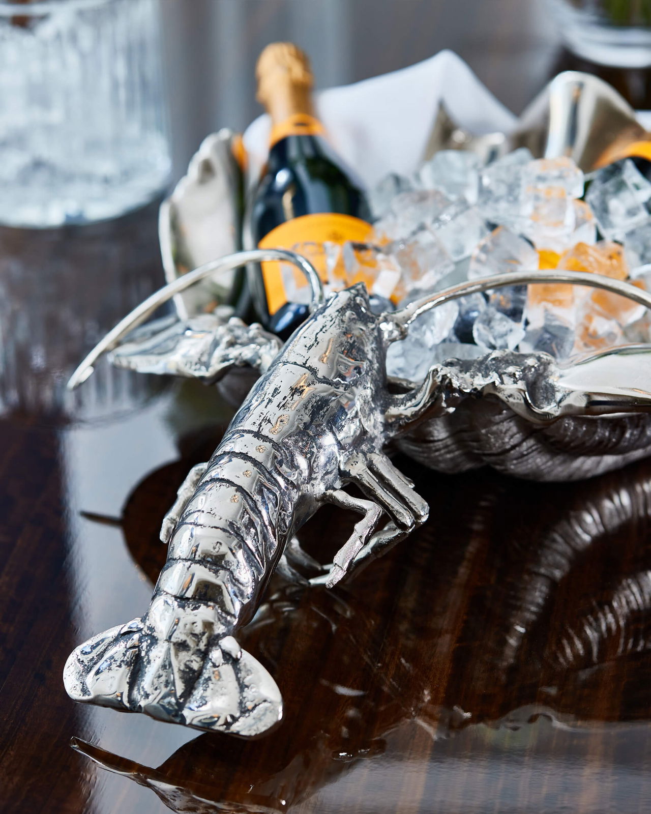 Shellfish Tray Silver