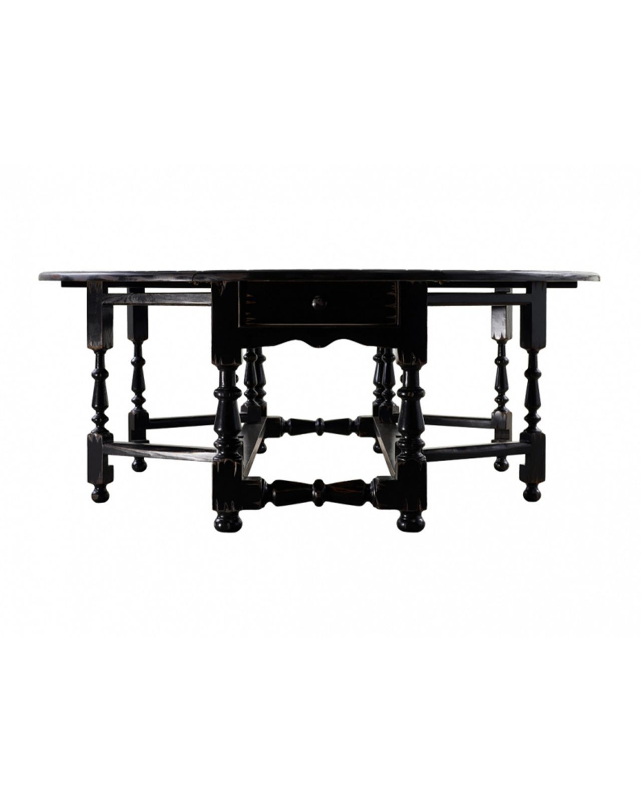 Balmoral matbord svart 200cm