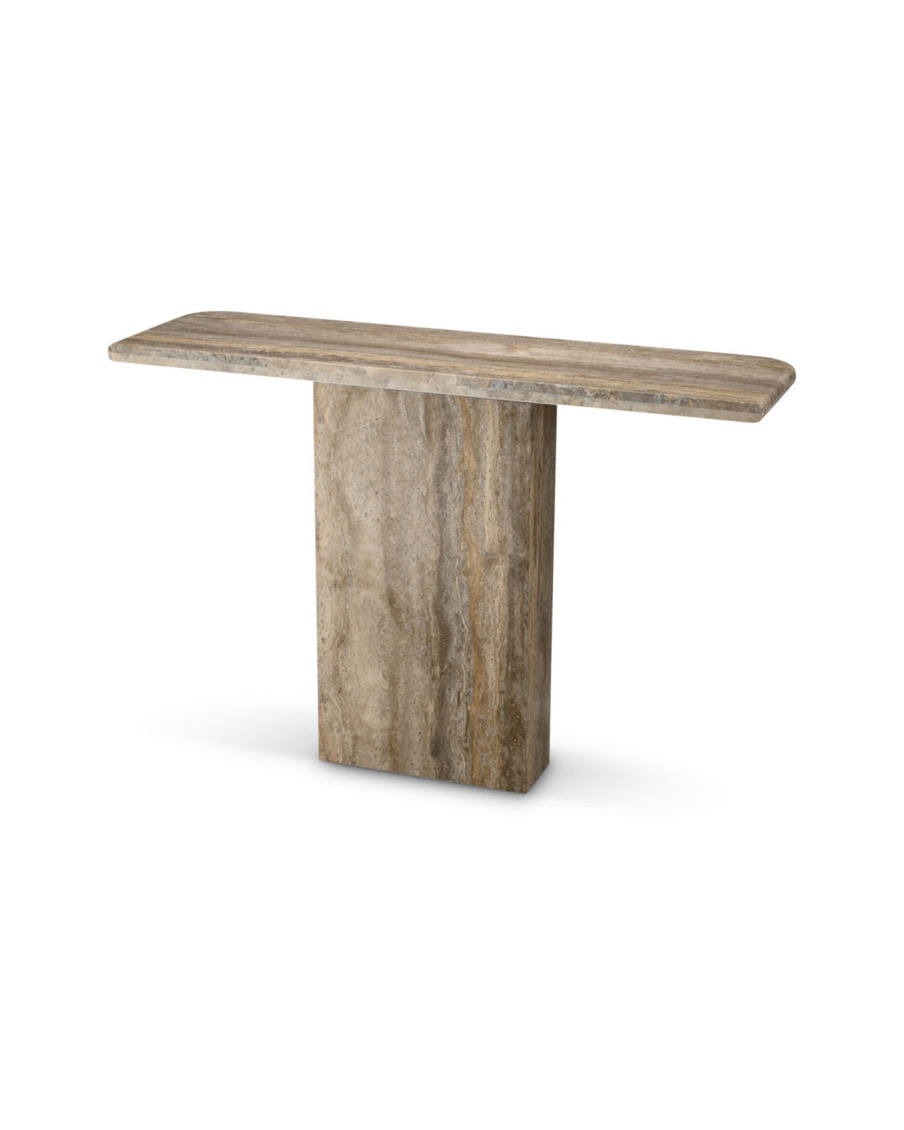 Norrington konsolbord silver travertin
