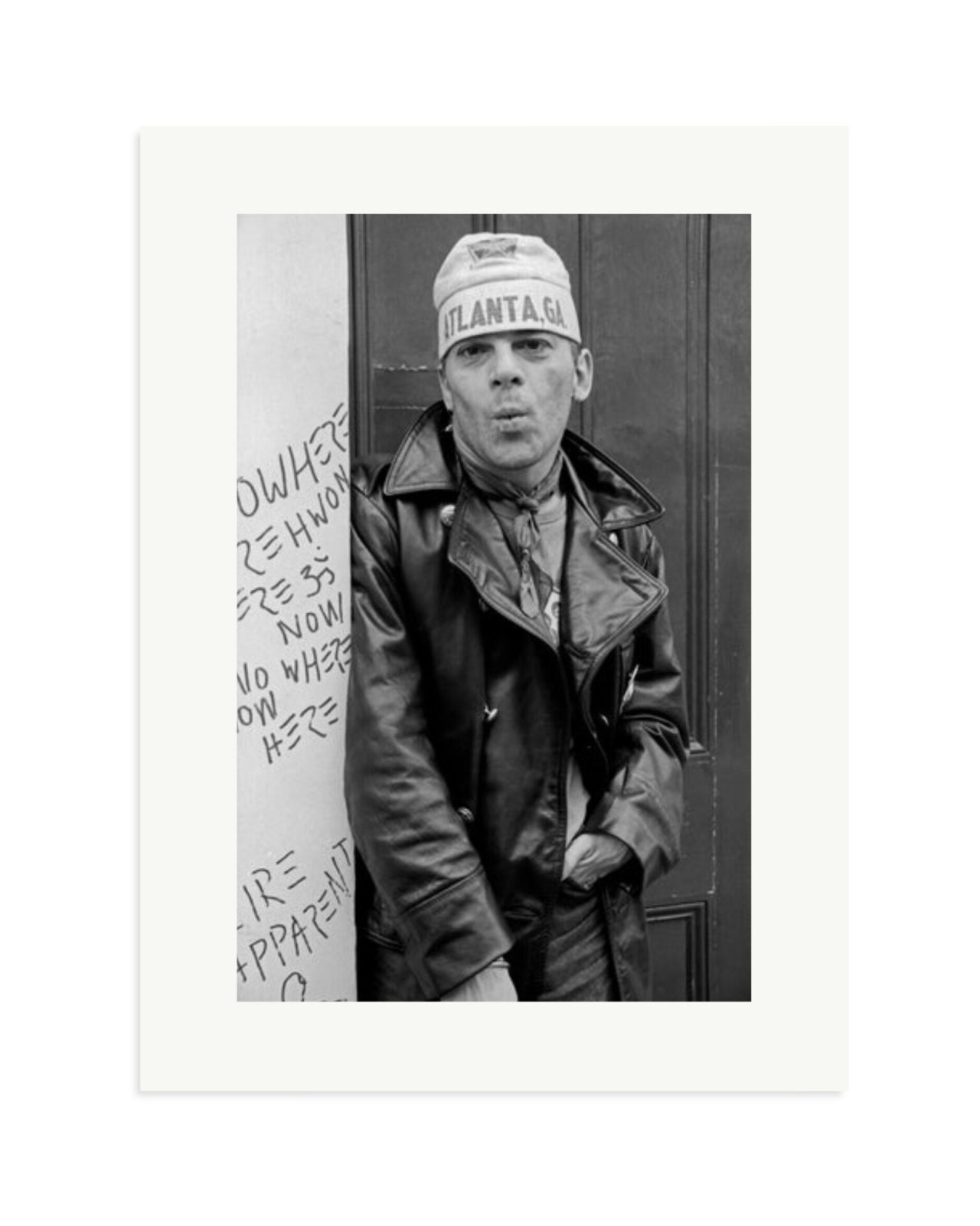 Ian Dury Outside Stiff Records 1978 London Print Only / XL