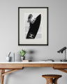Coco Model With Surfboard