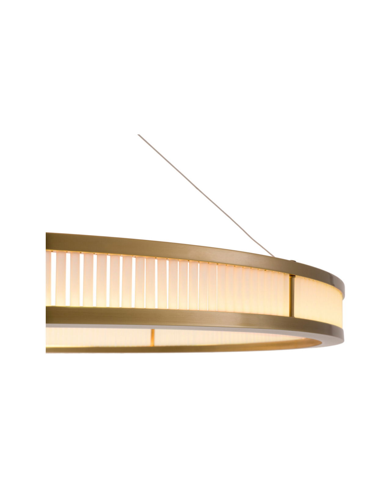 Damien chandelier brass XL