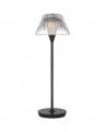 Blaze 16" Rechargeable Table Lamp Bronze/Clear Crystal