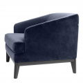 Chair Monterey Savona midnight blue velvet