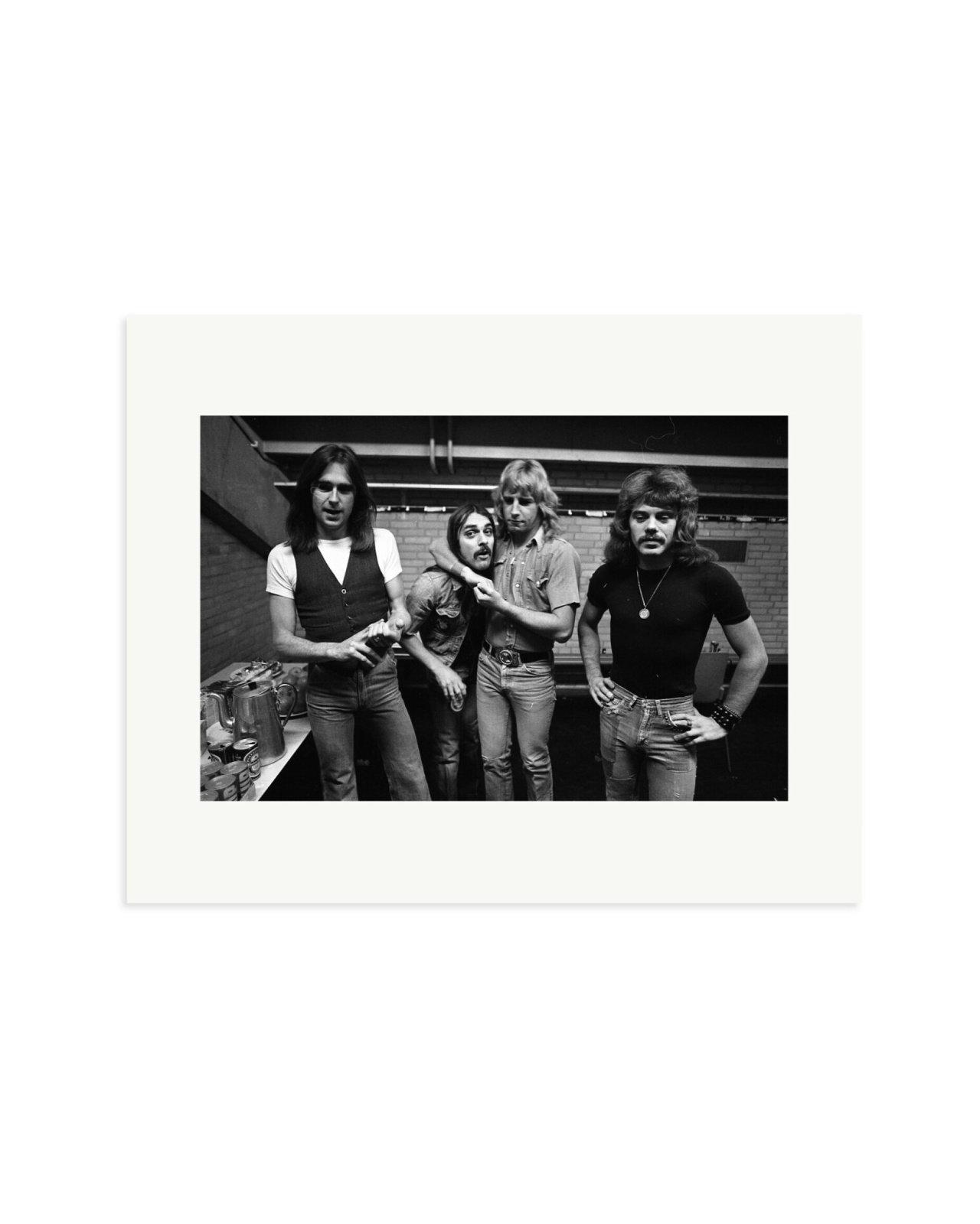 Status Quo Backstage in Amsterdam Print Only / Medium