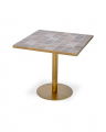 Colton Dining Table Antique Brass