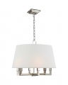 Square Tube Hanging Shade Nickel