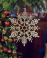 Cristelle snøfnugg juletrepynt