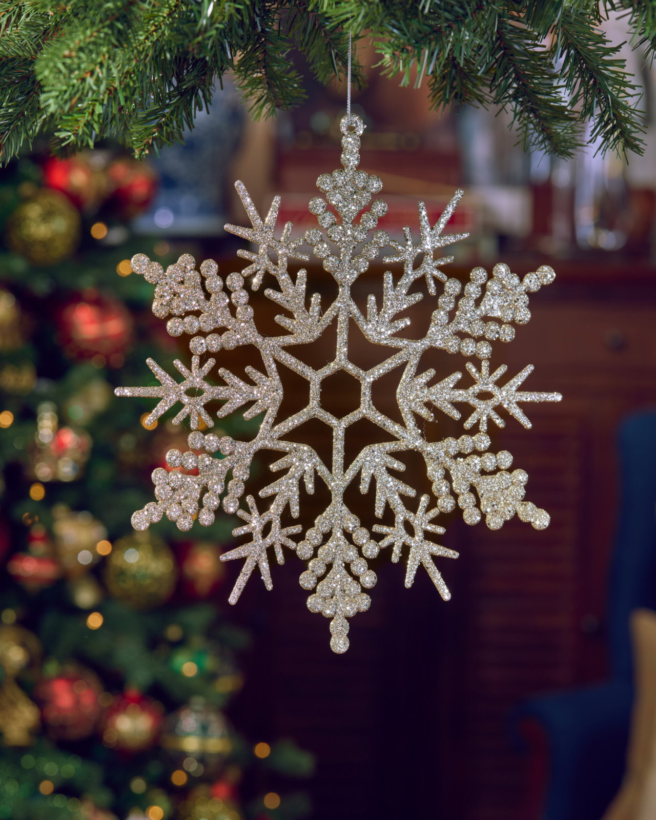 Cristelle snøfnugg juletrepynt