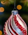 Isabella Bauble White/Red