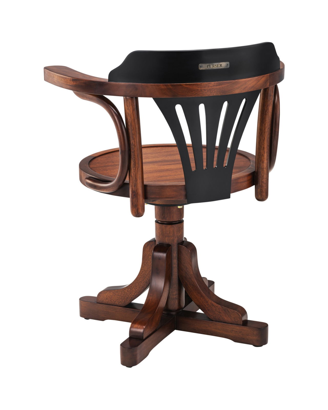 Purser's stol svart / honung