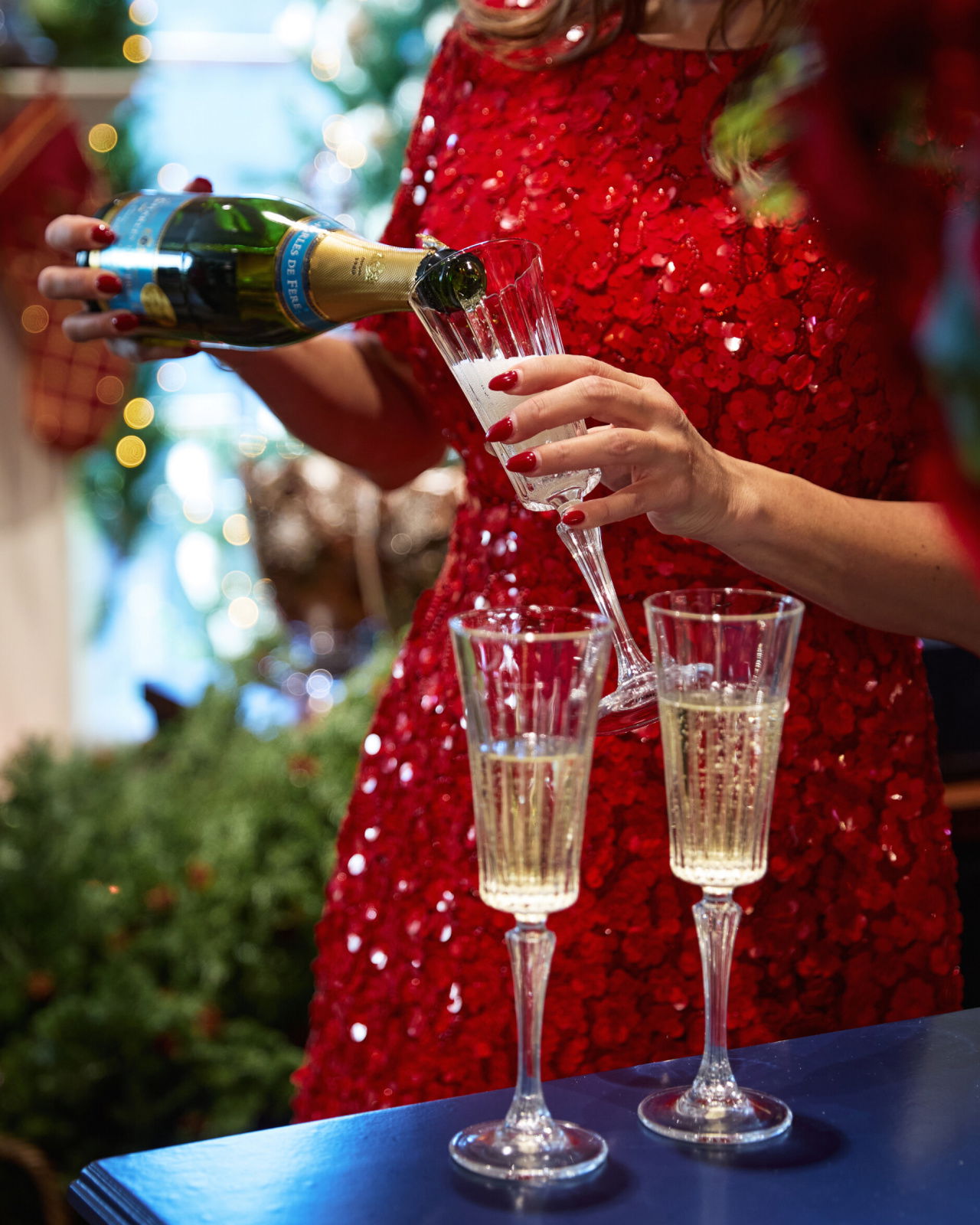 Manhattan champagneglas kristall 6-pack