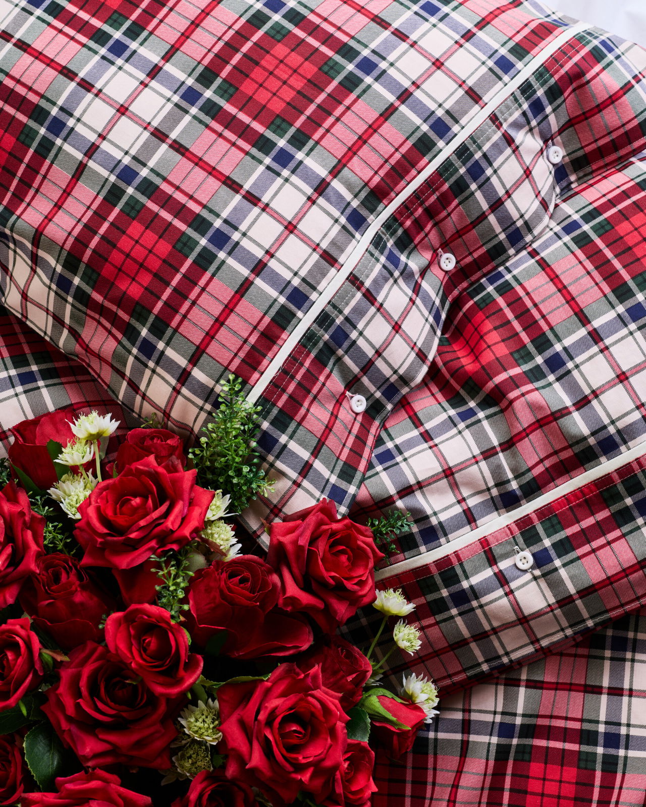 Vail pussilakanasetti ruudullinen