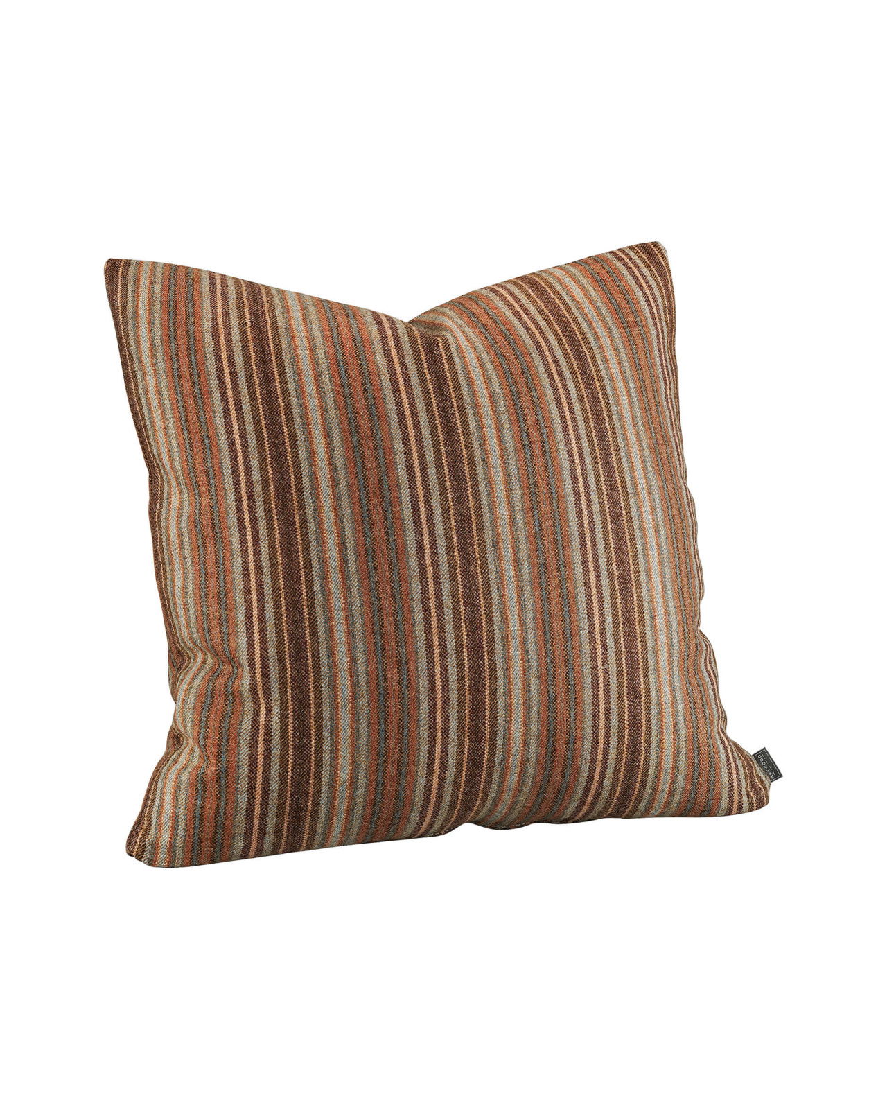 Glensdale Stripe Cushion Cover Grey/Ochre