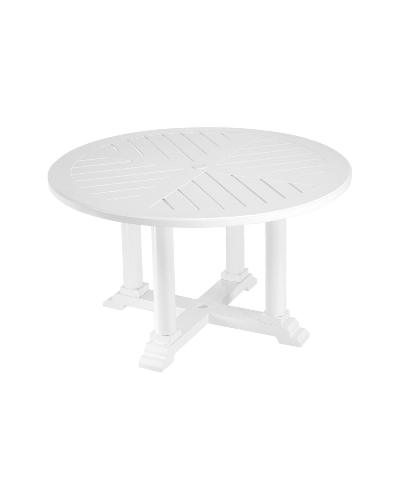 Bell Rive matbord runt vit