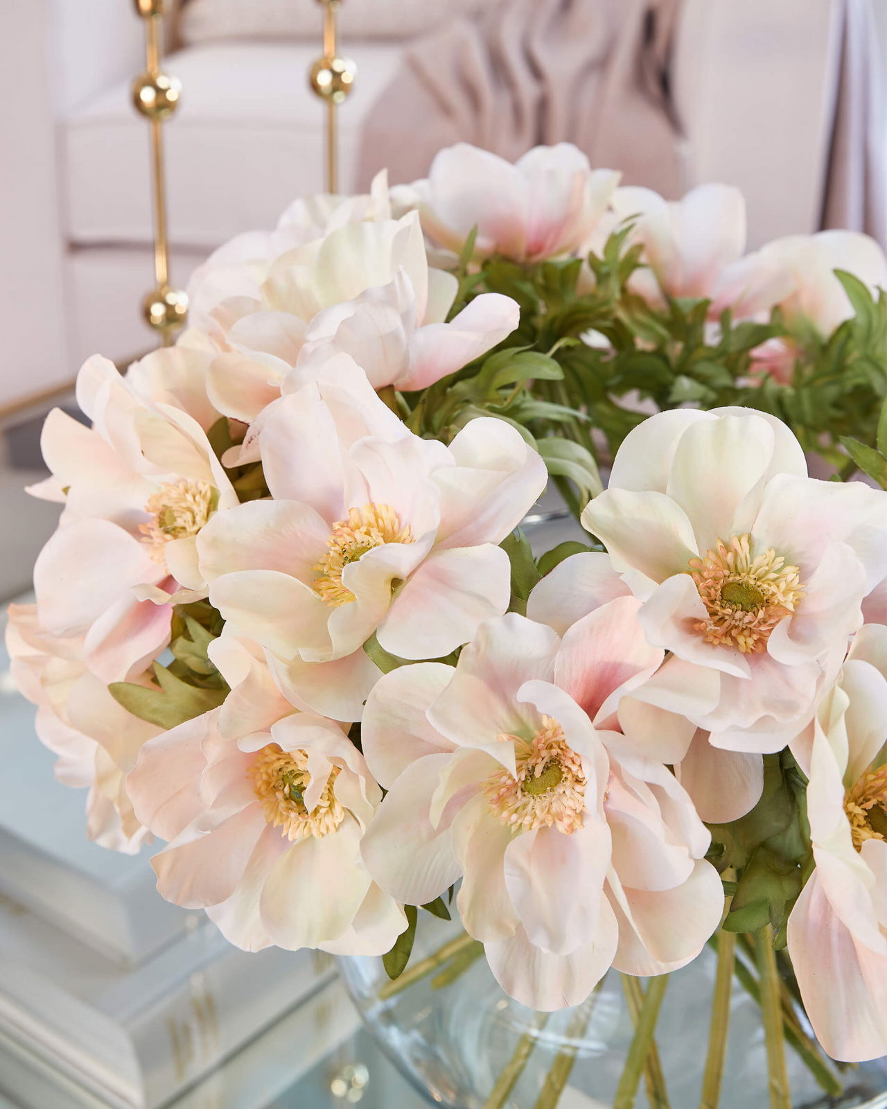 Anemon snittblomma cream