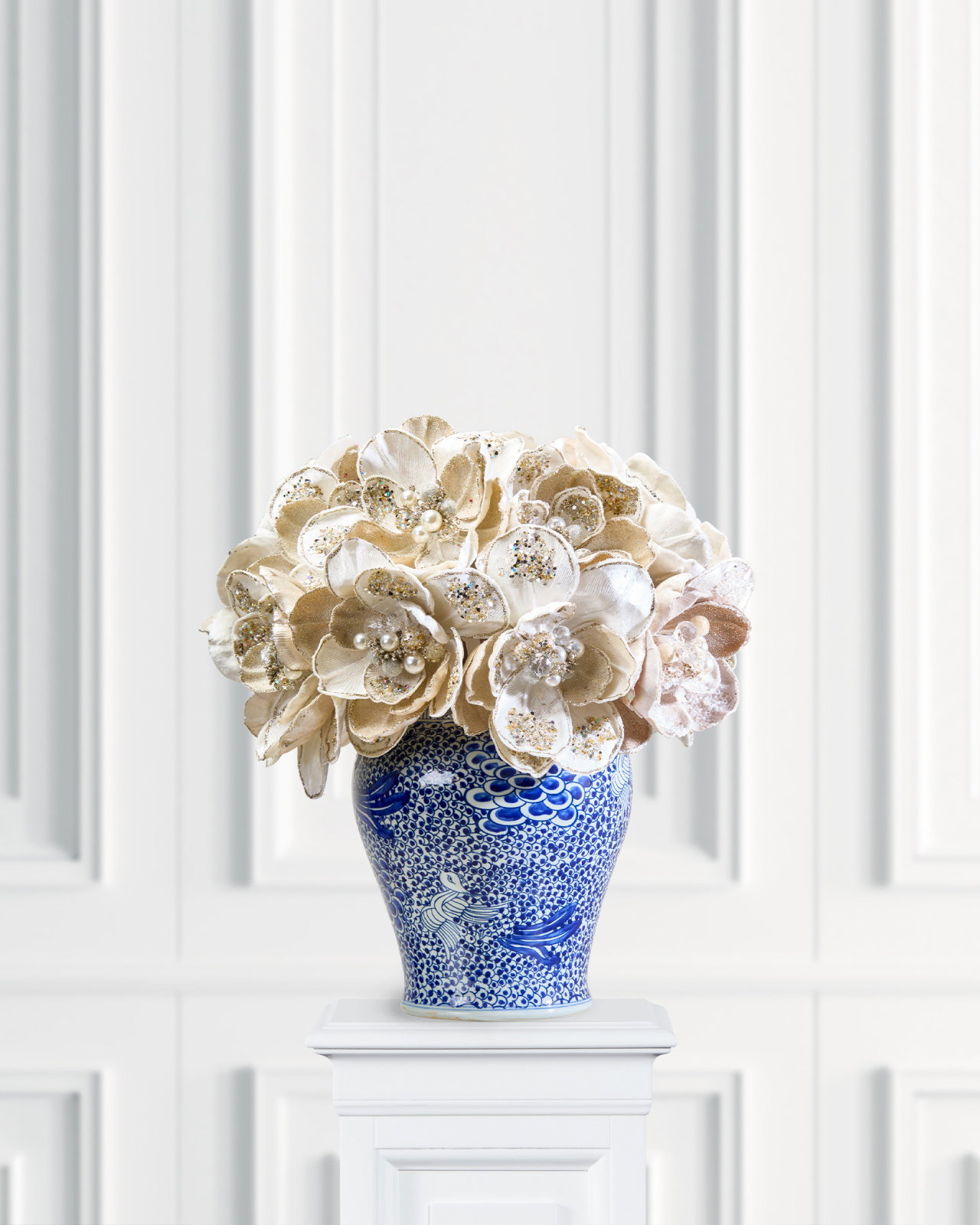 Magnolia Pearl dekorasjonskvist ivory