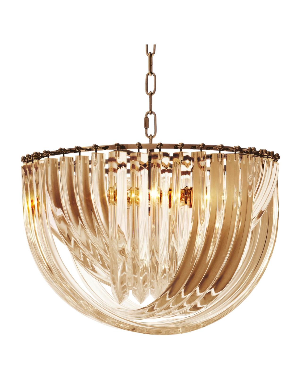 Murano takkrona champagne L OUTLET