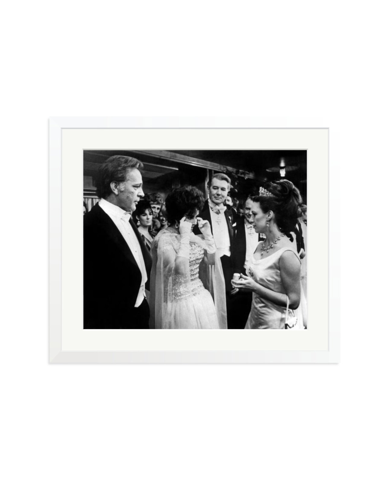 Burton, Taylor and Princess Margaret White / Large