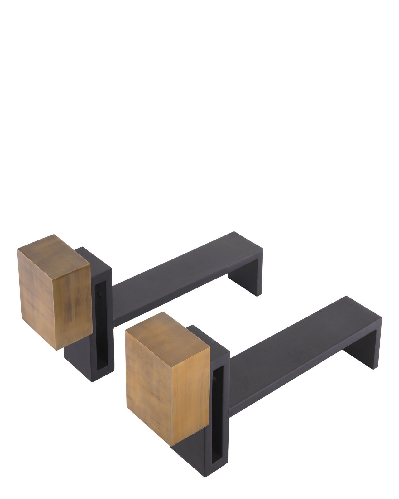Chitry andiron messing 2-pak