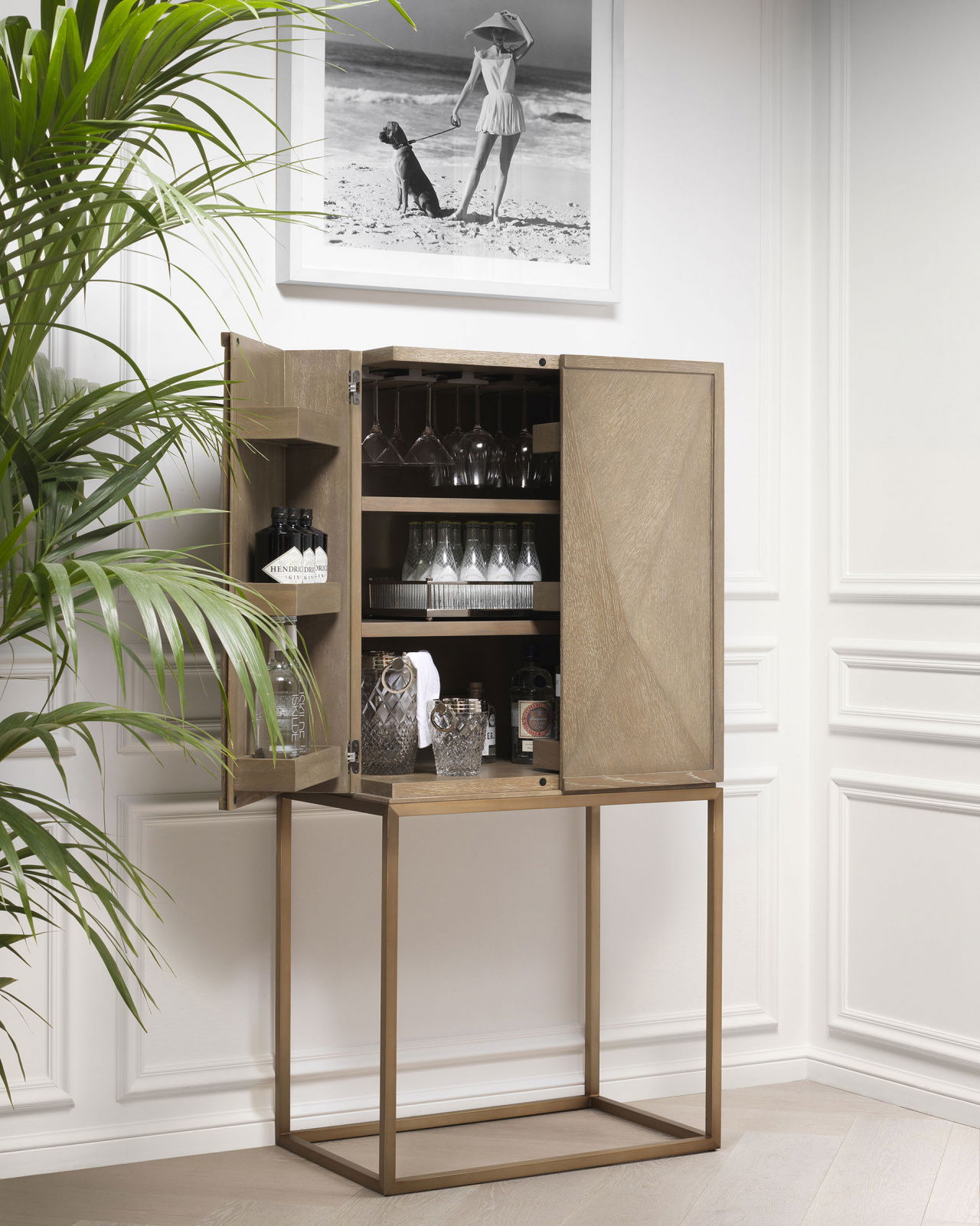 Highland vinskåp washed oak