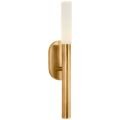Rousseau Small Bath Sconce Antique-Burnished Brass