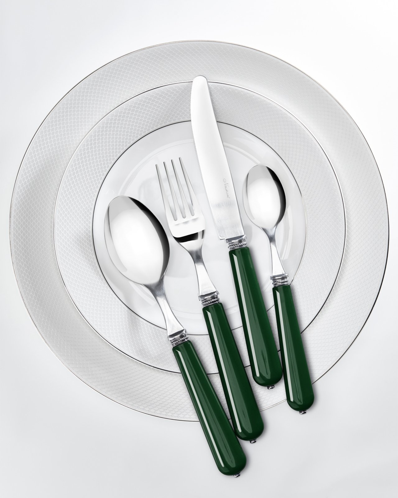 Newport Classic Green Cutlery Set 24 pcs