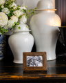 Cognac Bilderrahmen Rattan