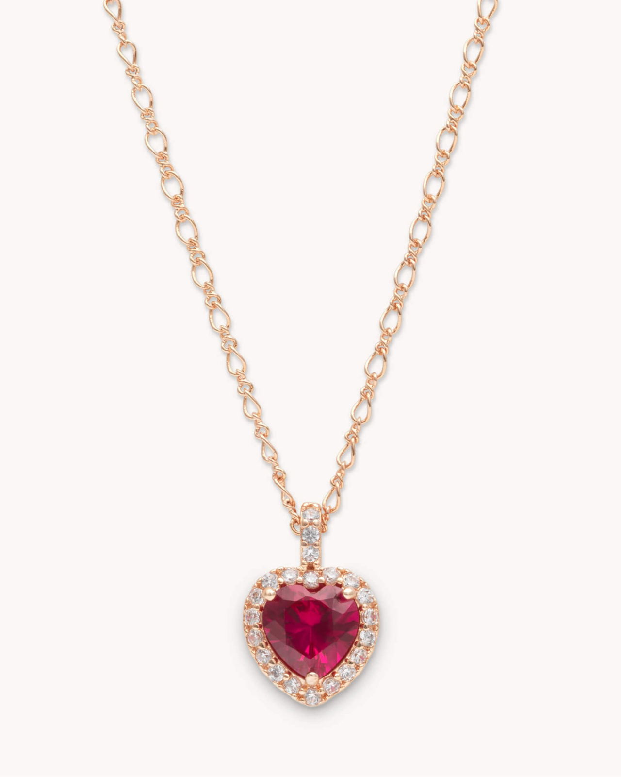 Delphine Necklace Pink Ruby