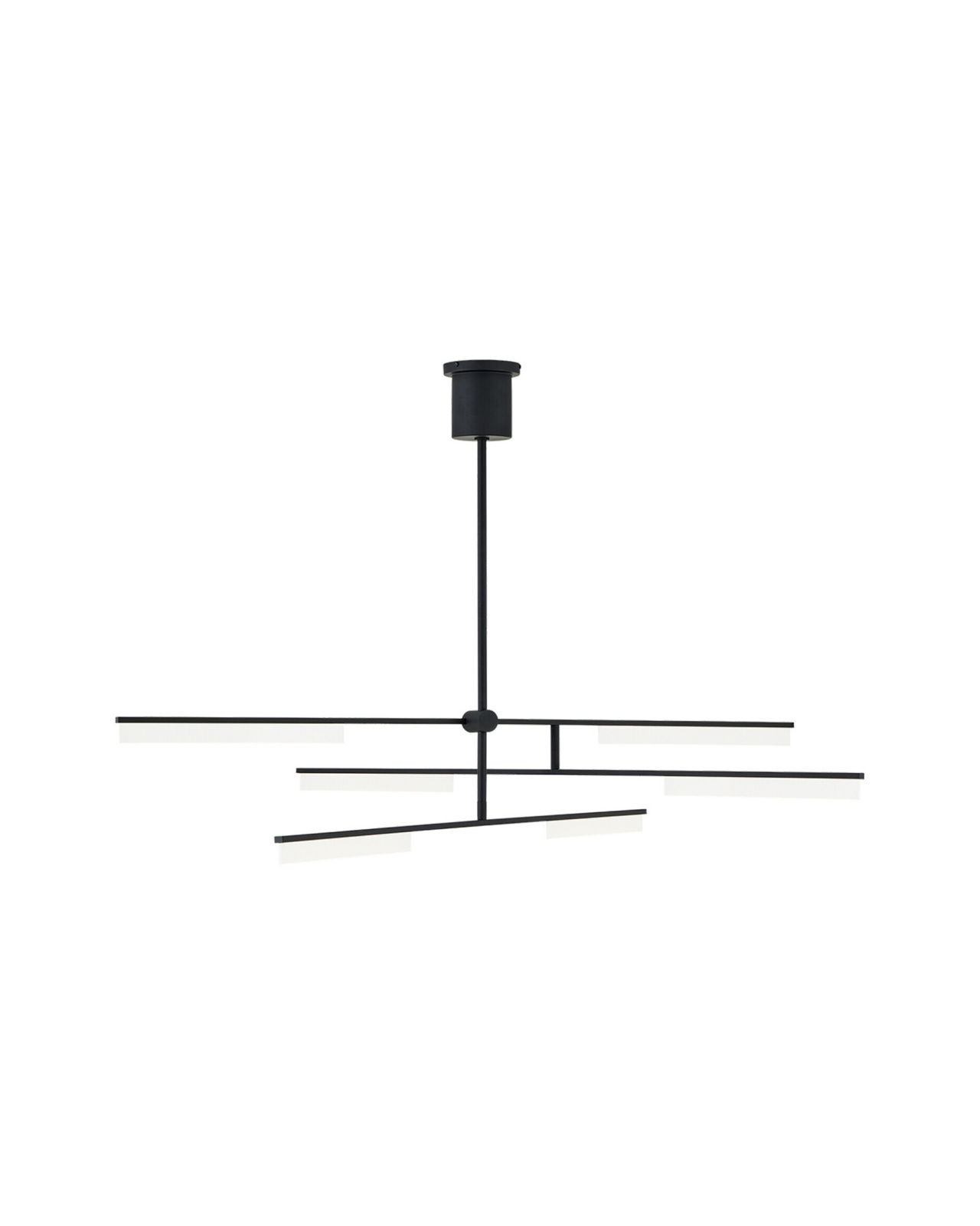 Klee 6-Light Chandelier Nightshade Black