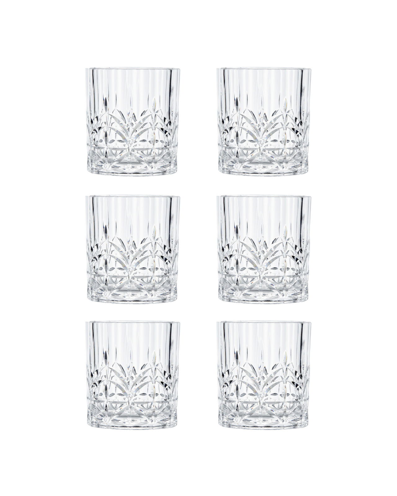 Caprice lowballglas akryl 6-pack