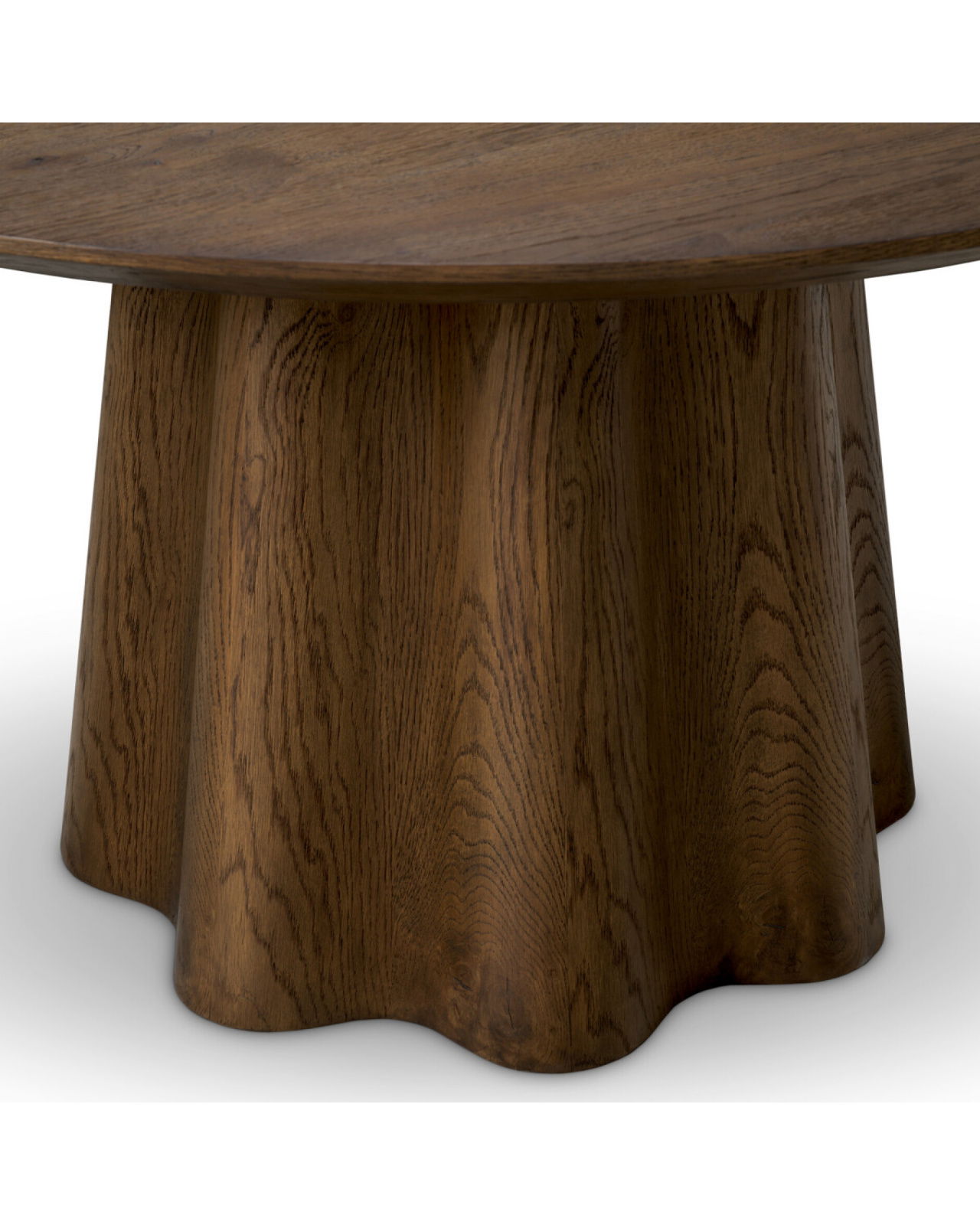 Papyrus Esstisch Dunkelbraun Eichenfurnier