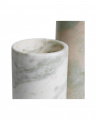 Leonidas tealight holders green onyx set of 3