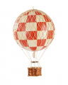 Travels Light Luftballon rot kariert