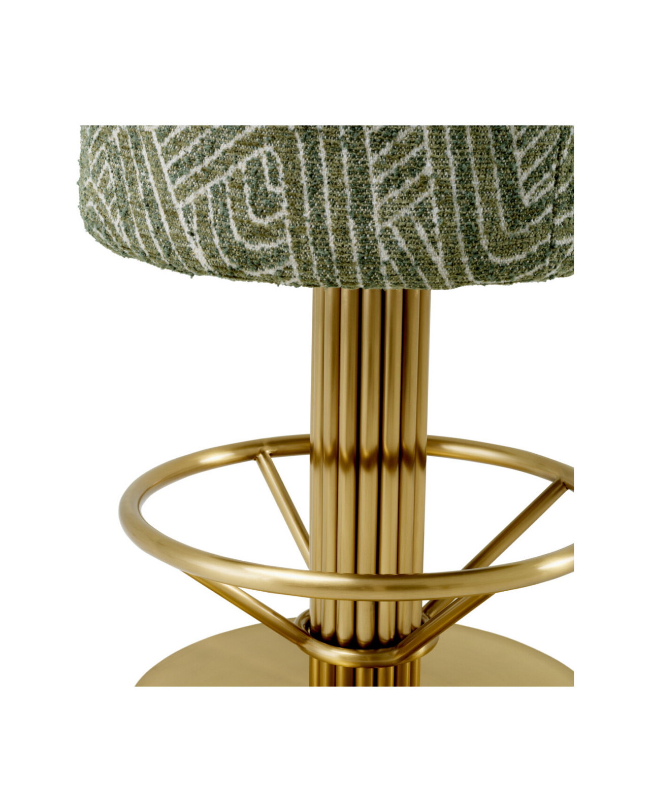 Carleton bar stool Camari Green