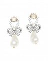 Antoinette oorbellen pearl/crystal