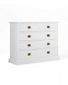 Sebago Chest of Drawers Classic White