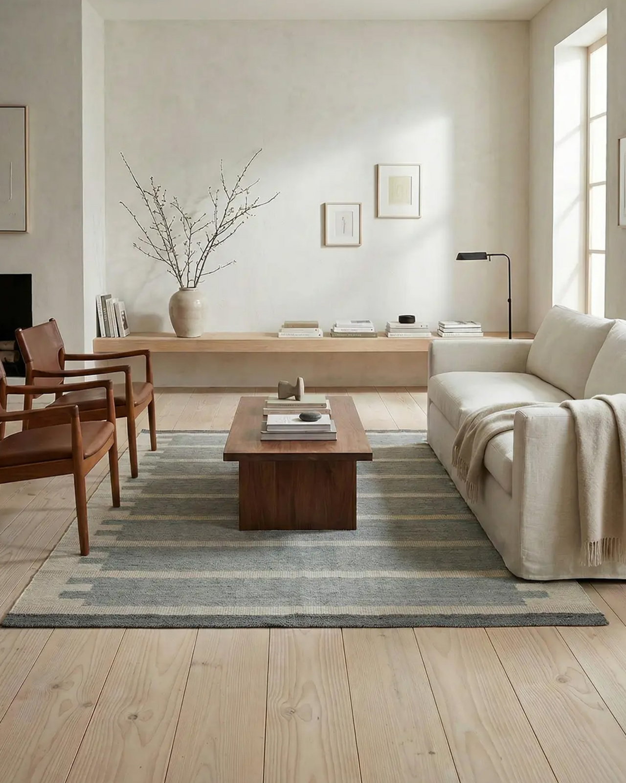 Falsterbo matta blå